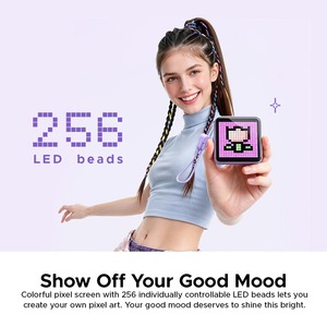 ORICO พาวเวอร์แบงค์จอแสดงผลพิกเซล 5000mAh พร้อมสาย USB-C สร้างภาพพิกเซลอาร์ต - Product Image 3