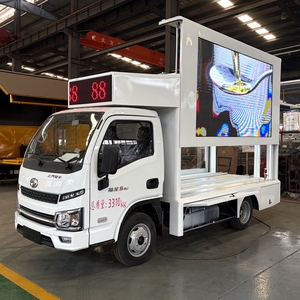 Camion publicitaire mobile à LED avec 1 à 3 écrans LED et boîtier supérieur personnalisé pour écran LED adapté à différents châssis de camions - Product Image 1