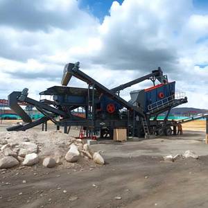 Concasseur de béton mobile sur roues de 150 t/h utilisé pour le traitement des déchets de construction en Colombie - Product Image 6