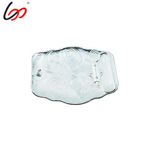 뜨거운 판매 1.5-2 인치 별 모양의 서양 데님 벨트 버클 사용자 정의 로고 골드 실버 도트 블랙 페인트 말 부츠 버클 - Product Image 5