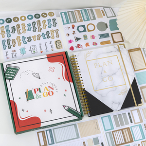 Tùy chỉnh in ấn logo A5 bìa cứng hàng ngày tổ chức kế hoạch xoắn ốc ràng buộc máy tính xách tay Bộ Quà Tặng - Product Image 2