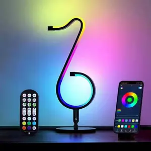 Dasheng-Lámpara LED MUSICAL controlada por aplicación, 20W, RGB