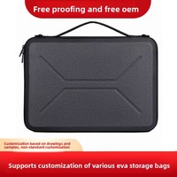 Sac à bandoulière pour ordinateur portable EVA Business Elite avec sangle transversale, étui de protection anti-vibration de 15,6 pouces pour ordinateur portable et tablette