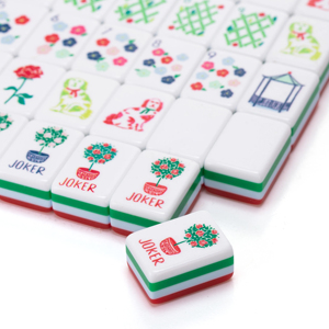 Fichas de Mahjong Americanas Portátiles de Lujo Personalizadas con Diseños de Perros y Pájaros, Material Acrílico - Product Image 4
