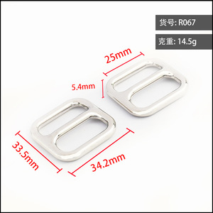 ห่วงรูปตัว D แบบปรับได้ ทำจากโลหะผสมสังกะสี สำหรับกระเป๋า ทนทานต่อการสึกหรอ อุปกรณ์เสริมฮาร์ดแวร์คุณภาพสูง - Product Image 5