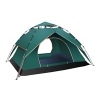Tente de Camping pliable et automatique pour 4 personnes, Double couche, transparente, imperméable, famille, activités de plein air