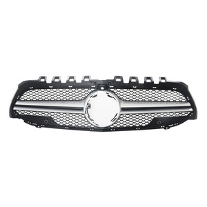 Calandre avant <span class=keywords><strong>Mercedes</strong></span> Classe A W177 2019-2023+ <span class=keywords><strong>4</strong></span> styles Ciel étoilé Vertical GT AMG Bra en plastique ABS, ajustement direct, plusieurs couleurs - Product Image 4