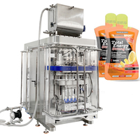 Machine automatique de remplissage remplissage de sachets liquides de gel de sport à plusieurs voies machine d'emballage de gel énergétique en forme de bâtonnet de sac