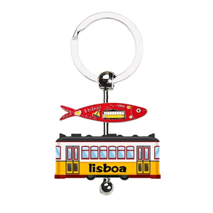 Biểu Tượng Tùy Chỉnh Kim Loại Bồ Đào Nha Móc Chìa Khóa 3D Dậu Lưu Niệm Bồ Đào Nha Móc Khóa - Product Image 4