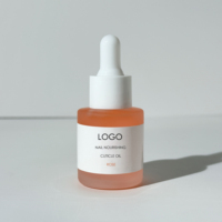 20ml Minyak Revitalisasi Kutikula Organik OEM LOGO Tabung Label Pribadi Minyak Kutikula Bunga Kering Logo Kustom