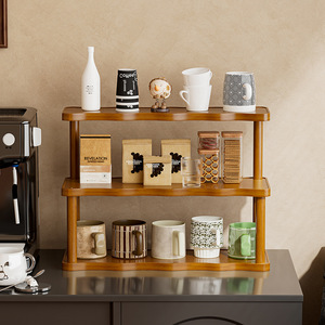 Cup holder/<b>storage</b> <b>rack</b>, multi-layer <b>storage</b> for desktop, living room, <b>kitchen</b> countertop, coffee cup/muzzle organizer, - Product Image 2