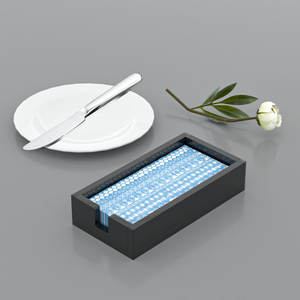 Ev mutfak ofis için masaüstü moda akrilik not defteri peçete kutu tutucu kutu mendil kutu - Product Image 3