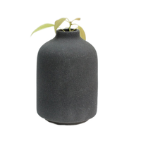 Vase en céramique fait main Vase à bourgeon chinois classique pour décorations de vie Arrangements floraux accessoires de tir pour bureau