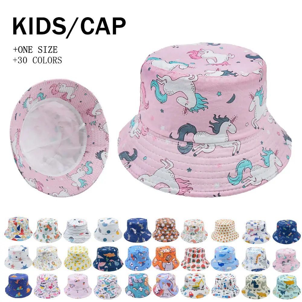 Cartoon Pattern Cute Spring And Summer Crochet Cotton Giraffe Child Wholesale Custom Fisherman Bucket Hat For Kids 1-3years