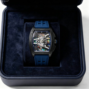 Montre à quartz <span class=keywords><strong>Richard</strong></span> Cask pour homme, cadran ajouré, bracelet en acrylique, affichage à aiguilles, boîtier en alliage, style professionnel et tendance, vente en gros - Product Image 6