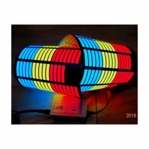 Pegatina para Coche EL con Activación Musical. Para el parabrisas delantero/trasero. Luces Intermitentes que Atraen la Atención de Peatones y Otros Conductores - Product Image 2
