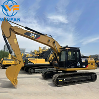Excavatrice d'occasion Cat 323DL abordable, système fonctionnel complet pour les travaux de remise en état des terres agricoles