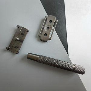 BEIKELIN <strong>Double</strong> <strong>Edge</strong> <strong>Razor</strong> Aluminium Alloy <strong>Razor</strong> Handle Classic Shaving Men Safety <strong>Razor</strong> - Product Image 2