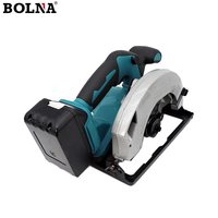 Scie circulaire électrique sans balais au lithium-ion de 2000 W de qualité industrielle de 7 pouces pour la coupe du bois et de la pierre, scie de table portative