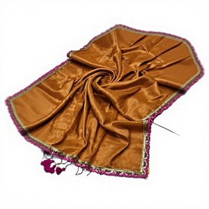 ผ้าซิ่นทอ Akshay Sharma พร้อมเสื้อคลุม  แบบเป็นมิตรต่อสิ่งแวดล้อม แห้งเร็ว น้ำหนักเบา ย้อมสีพื้น สำหรับงานแต่งงาน เหมาะสำหรับเด็กหญิงและสตรี - Product Image 5