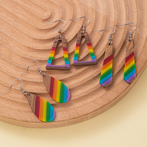 <span class=keywords><strong>Boucles</strong></span> <span class=keywords><strong>d</strong></span>'<span class=keywords><strong>oreilles</strong></span> pendantes bohèmes rétro en résine géométrique avec coutures en bois, <span class=keywords><strong>7</strong></span> <span class=keywords><strong>chakras</strong></span>, vintage, personnalisées, bijoux <span class=keywords><strong>d</strong></span>'été - Product Image 2