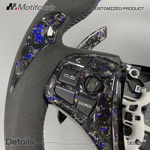 พวงมาลัยคาร์บอนไฟเบอร์ปลอมแปลงสำหรับ Acura TLX MDX A-Spec PMC 2015-2020ปรับแต่งได้ตามต้องการพร้อมตัวเปลี่ยนเกียร์ใบพัดภายใน - Product Image 4