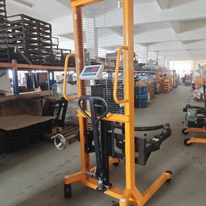 Lève-fût hydraulique manuel à pédale, capacité 200 kg, pour fûts en acier de 585 mm de diamètre, équipement de levage à poussée - Product Image 2