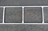 Echelle de Singe Echafaudage Ringlock Tube Acier Galvanise Echelle de Chantier a Crochets Acces Escalier Securite Passerelle