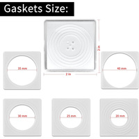 Carré Coin Capsule Snap Holder Plastique Argent Dollar Coin Capsule 2x2 Pouces Demi Dollar Holder Coin Capsule Case