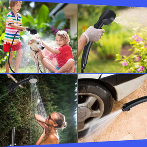 Pompe de douche électrique rechargeable de douche de chauffage de <span class=keywords><strong>Camping</strong></span> extérieur portatif avec l'affichage numérique intelligent plusieurs Modes de pulvérisation - Product Image 6