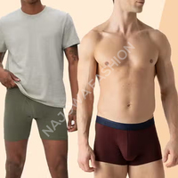 Calzoncillos bóxer para hombre de algodón/spandex transpirable, venta al por mayor OEM, bordado 3D, color personalizado, corte clásico, lavables a máquina