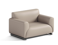 Ensemble de canapés de bureau 3 places en cuir moderne de luxe léger pour réception de direction, bureau à domicile et salon