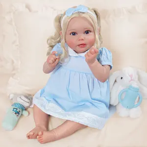 Muñecas de bebé Reborn para niñas, juguete de Vinilo Suave e inteligente, 2023