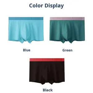 <span class=keywords><strong>Sous</strong></span>-vêtements pour <span class=keywords><strong>homme</strong></span>, boxer sans couture, doux, respirant, confortable, antibactérien, à l'essence <span class=keywords><strong>de</strong></span> Sophora Flavescens - Product Image 5