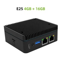 Radxa E25 Mini Gateway mit Dual 2.5G Ethernet-Anschlüssen, Verbessertes Board, Metallgehäuse zur Wärmeableitung