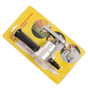 Nibble Cắt Kim Loại Đúp Head Tấm Nibbler Saw Cutter Tool Khoan Đính Kèm Miễn Phí Công Cụ Cắt Nibbler Tấm Kim Loại Cutter - Product Image 4