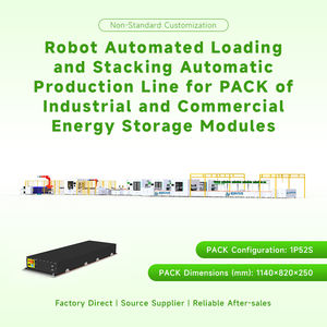 Robot Automatizado para Carga y Apilado de Materiales, Módulo de Almacenamiento de Energía Industrial, Línea de Producción Totalmente Automática - Product Image 4