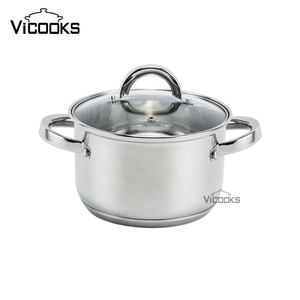 Stainless Steel Cookware Set Compatible for <strong>Induction</strong> Cooker Gas Stove Cooking Pot Set - Product Image 4