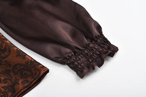 Corsetti e Bustini in Stile Vittoriano Retrò <span class=keywords><strong>con</strong></span> <span class=keywords><strong>Maniche</strong></span> Lunghe a Sbuffo, <span class=keywords><strong>Corsetto</strong></span> Gotico Taglie Forti per Donne, Abbigliamento Steampunk - Product Image 2