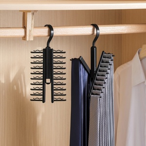 Creative Tie Hanger Belt Hanger 360 Degree Necktie Hanger Storage Rotatable Indoor 20 Rows Home Storage <b>Clothes</b> <b>Rack</b> - Product Image 3
