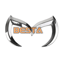 Emblème de voiture modifié en métal universel, logo en forme de M, autocollant, adapté à Mazda