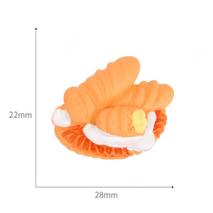 Nouveau mignon enfants maison de poupée jouer elfe accessoires bricolage accessoires Miniature pain Flatback résine charme - Product Image 2