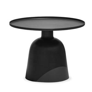 Mesa Auxiliar Redonda Multicolor con Base de <span class=keywords><strong>Campana</strong></span>, Mesa de Patio con Estructura Metálica para Jardín o Cafetería - Product Image 4