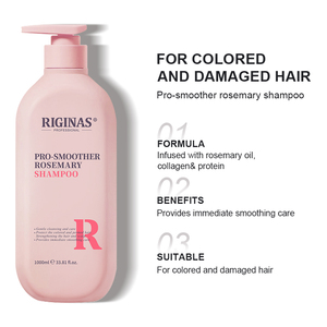 Champú <span class=keywords><strong>y</strong></span> Acondicionador de Romero de Marca Privada Riginas, Champú Nutritivo <span class=keywords><strong>y</strong></span> Reparador Profundo <span class=keywords><strong>para</strong></span> <span class=keywords><strong>Cabello</strong></span> Teñido <span class=keywords><strong>y</strong></span> Dañado - Product Image 1
