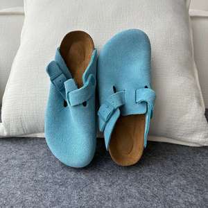 With Box Designer <strong>Clogs</strong> Slippers Cork Flat Fashion Summer Genuine Leather Slide Favourite <strong>Womens</strong> Mens High Quality Beach <strong>Shoes</strong> - Product Image 6