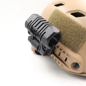 Abrazadera de Liberación Rápida para Linterna Táctica en Casco, Adaptador Universal de 25mm para Linterna, para Uso en Exteriores y Entrenamiento - Product Image 1