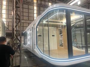 Capsula Spaziale Casa Mobile di Lusso - Costruzione in Acciaio Ecologica, Resistente e Impermeabile per Uso Alberghiero, Design Grafico, Prezzo Conveniente - Product Image 2