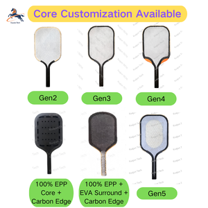 Paleta de Pickleball de Fibra de Carbono Clásica de Alta Calidad OEM, Núcleo de Espuma EPP de 16 mm de Grosor, Duradera y Portátil para Entrenamiento y Uso Competitivo - Product Image 3