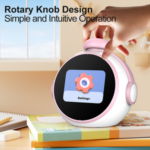 Horloge de table <span class=keywords><strong>numérique</strong></span> intelligente Kid AI Time Manager pour enfants, multifonctionnelle avec commande vocale et alarme, cadeau idéal pour les enfants - Product Image 1