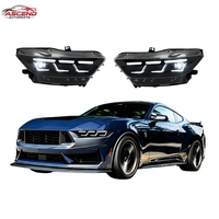 Ensemble de phares LED complets 12V neufs pour Mustang 2015-2017 GT350 GT500 tous modèles, projecteur DRL 5000 lumens 6000K, lampe avant
